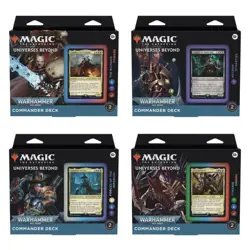 Wizards of the Coast Magic The Gathering Warhammer 40K Commander Decks Full Set 195166173474 - Image 1