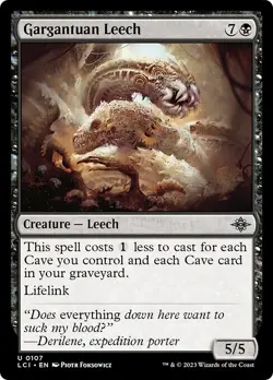 GARGANTUAN LEECH x4 mtg NM Lost Caverns of Ixalan 4 Unc - Image 1