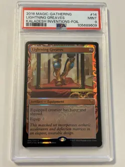 Magic the Gathering TCG Mint PSA 9 Lightning Greaves 014/054 MPS Kaladesh - Image 1