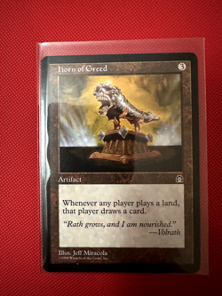 Horn of Greed MTG Stronghold Regular - Image 1