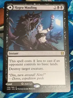 C597 MAGIC THE GATHERING HAGRA MAULING BROODPIT #106 ZENDIKAR RISING NM MTG - Image 1