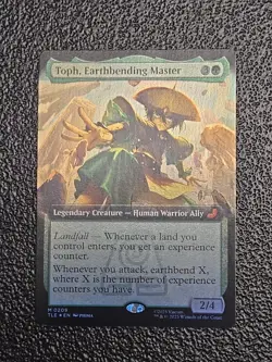 Toph, Earthbending Master -Extended Art (FOIL) Avatar: the Last Airbender MTG LP - Image 1
