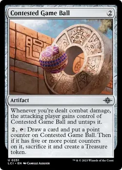 CONTESTED GAME BALL x4 mtg NM Lost Caverns of Ixalan 4 Unc - Image 1
