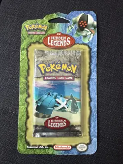 Pokemon EX Hidden Legends Blister Booster Pack Factory Sealed - Image 1