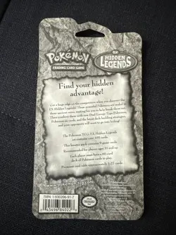 Pokemon EX Hidden Legends Blister Booster Pack Factory Sealed - Image 2