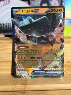 TING-LU ex 127/193 Scarlet&Violet Paldea Evolved Full Art Pokemon TCG Near Mint - Image 1