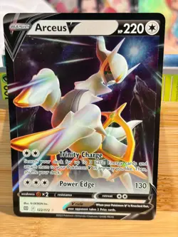 ARCEUS V 122/172 Brilliant Stars Sword&Shield Holo Rare Pokemon TCG Near Mint - Image 1