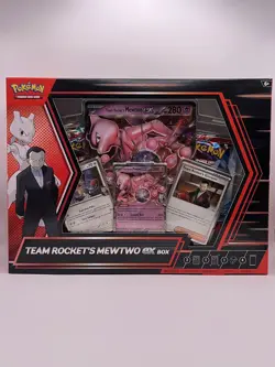 Pokemon TCG Destined Rivals Team Rocket's Mewtwo Ex box - Image 1