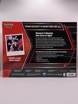 Pokemon TCG Destined Rivals Team Rocket's Mewtwo Ex box - Image 2