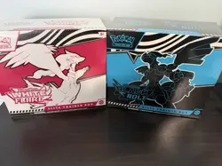 Pokemon Elite Trainer Box Set Scarlet & Violet White Flare Black Bolt Lot of 2 - Image 1