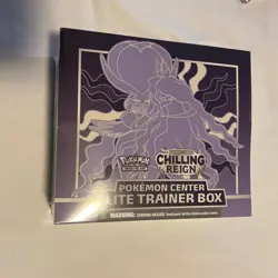 POKEMON CENTER EXCLUSIVE Chilling Reign Ice Rider ERROR ETB Elite Trainer Box - Image 1