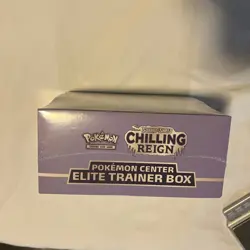 POKEMON CENTER EXCLUSIVE Chilling Reign Ice Rider ERROR ETB Elite Trainer Box - Image 4