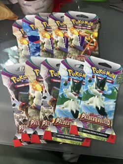 Pokemon TCG SCARLET & VIOLET PALDEA EVOLVED SLEEVED BOOSTER PACK LOT OF 10 - Image 2