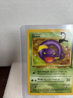 2000 Vintage Pokemon WOTC Fossil 1st Edition Ekans #46/62 - Image 3