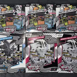 Pokemon Black Bolt & White Flare Binder Collections & Poster Collection Bundle - Image 1