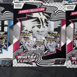 Pokemon Black Bolt & White Flare Binder Collections & Poster Collection Bundle - Image 3