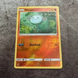 Wooper 96/214 Reverse Holo Common - Unbroken Bonds - Pokemon - LP - Image 1