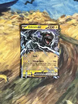 POKEMON - ZEKROM EX - 034/086 - DOUBLE RARE HOLO - S&V BLACK BOLT - NEW - Image 1