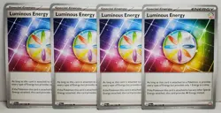 4X LUMINOUS ENERGY PALDEA EVOLVED 191/193 SCARLET & VIOLET POKEMON PLAYSET NM/M - Image 1