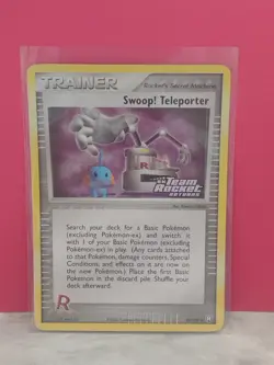 swoop teleporter 92/109 Holo Stamped Pokemon Team Rocket Returns - Image 1