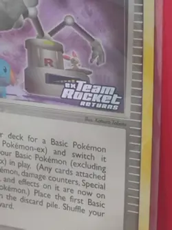swoop teleporter 92/109 Holo Stamped Pokemon Team Rocket Returns - Image 3