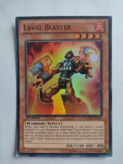 HA06-EN036 Laval Blaster Super Rare 1st Edition Mint YuGiOh Card NM - Image 1