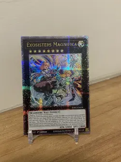 Yugioh - Exosisters Magnifica Quarter Century Secret Rare - RA02-EN038 - Image 1