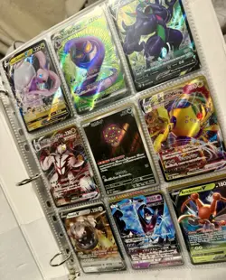 Pokemon Binder Collection Starter - 80 Card Lot Ultra Rares Foils & More - Image 2