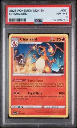 Pokemon TCG McDonald's Promos 2024 Charizard Card M24 001/015 - Image 1