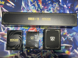 Riftbound Worlds Bundle 2025 Playmat Sleeves Deck Box + Empty Box No Cards - Image 1