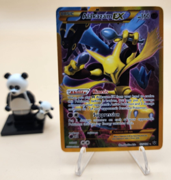 Pokemon TCG XY Fates Collide Alakazam EX Card #125/124 Secret Rare (LP) - Image 1
