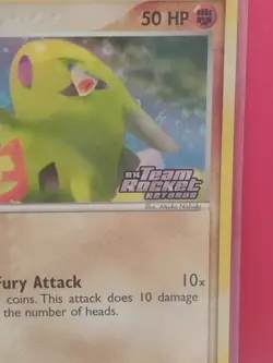 Pokemon Card Larvitar 62/109 Stamped Holo Common Team Rocket Returns - Image 3