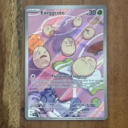 Pokemon TCG Exeggcute 192/191 Surging Sparks Illustration Rare Card NM Condition - Image 1