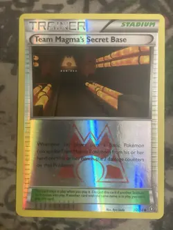 Team Magma's Secret Base 32/34 Double Crisis Reverse Holo Pokemon Cards - Image 1