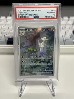 Pokemon TCG SV-Paradox Rift Mienshao Illustration Rare Card #200/182 PSA 10 Gem - Image 1