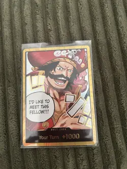 One Piece Gol.D.Roger GOLD DON!! Card (OP-13) English - Image 1