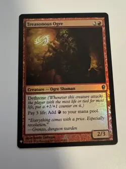 Treasonous Ogre (Foil) - The List (Reprint) - NM - Magic The Gathering - Image 1