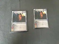 ARAGORN RANGER OF THE NORTH Decipher Lord of the Rings Fellowship X2 - Image 1