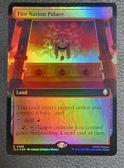 Fire Nation Palace (Extended Art) Avatar: The Last Airbender Foil MTG NM Magic - Image 1