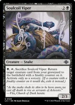 SOULCOIL VIPER x4 mtg NM Lost Caverns of Ixalan 4 Unc - Image 1