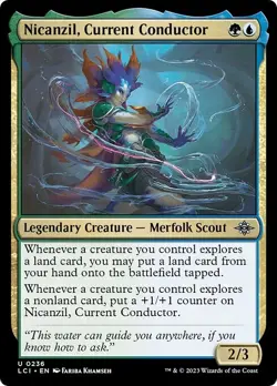 NICANZIL, CURRENT CONDUCTOR x4 mtg NM Lost Caverns of Ixalan 4 Unc - Image 1