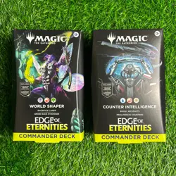 MTG Edge of Eternities Commander Deck Set | World Shaper + Counter Intelligence - Image 1