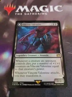 Mtg. Vincent Valentine. Foil. Final Fantasy. Pack Fresh - Image 1