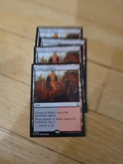Mtg Temple Of Malice X4; Commander - Image 1