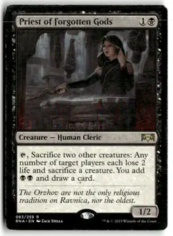 MTG Priest of Forgotten Gods - Ravnica Allegiance Heavily Played English - Image 1