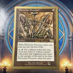MTG Phyrexian Processor 1999 Kai Budde Sideboard Not Tournament Legal - World - Image 1