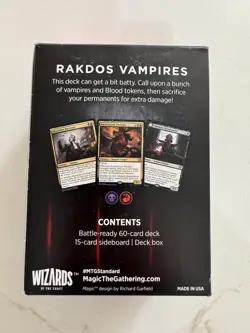 Magic: the Gathering 2022 Challenger Deck - Rakdos Vampires (Black-Red) - Image 2