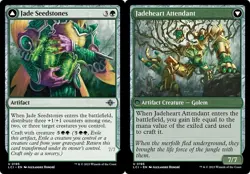 JADE SEEDSTONES x4 mtg NM Lost Caverns of Ixalan 4 Unc - Image 1