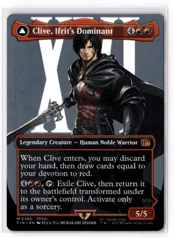 Clive, Ifrit's Dominant (0385) (Borderless) 385 FINAL FANTASY Normal NM - Image 1