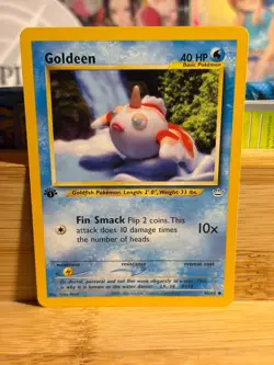 GOLDEEN 45/64 Neo Revelation 1st Edition Common Vintage Pokemon TCG Near Mint - Image 1